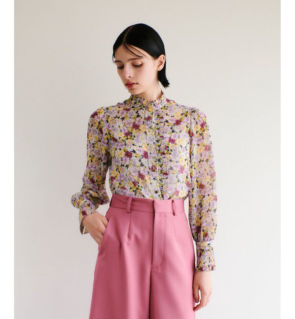 LOULOU WILLOUGHBY「【LOULOU WILLOUGHBY】小花プリント ブラウス」|シャツ・ブラウス|