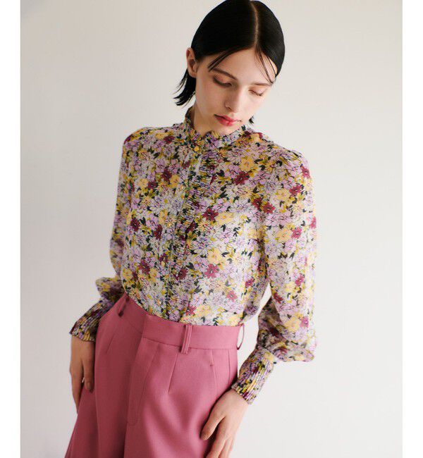 LOULOU WILLOUGHBY「【LOULOU WILLOUGHBY】小花プリント ブラウス」|シャツ・ブラウス|