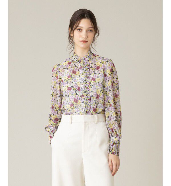 LOULOU WILLOUGHBY「【LOULOU WILLOUGHBY】小花プリント ブラウス」|シャツ・ブラウス|