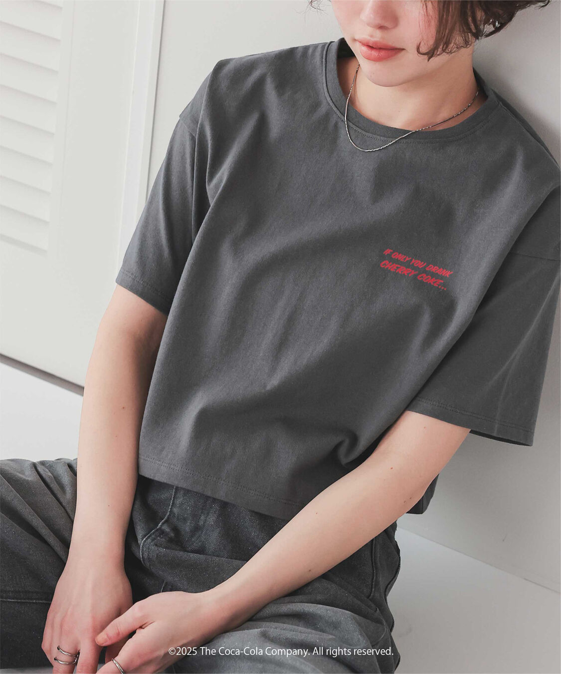 titivate「チェリーコーク クロップドTシャツ」|Tシャツ・カットソー|