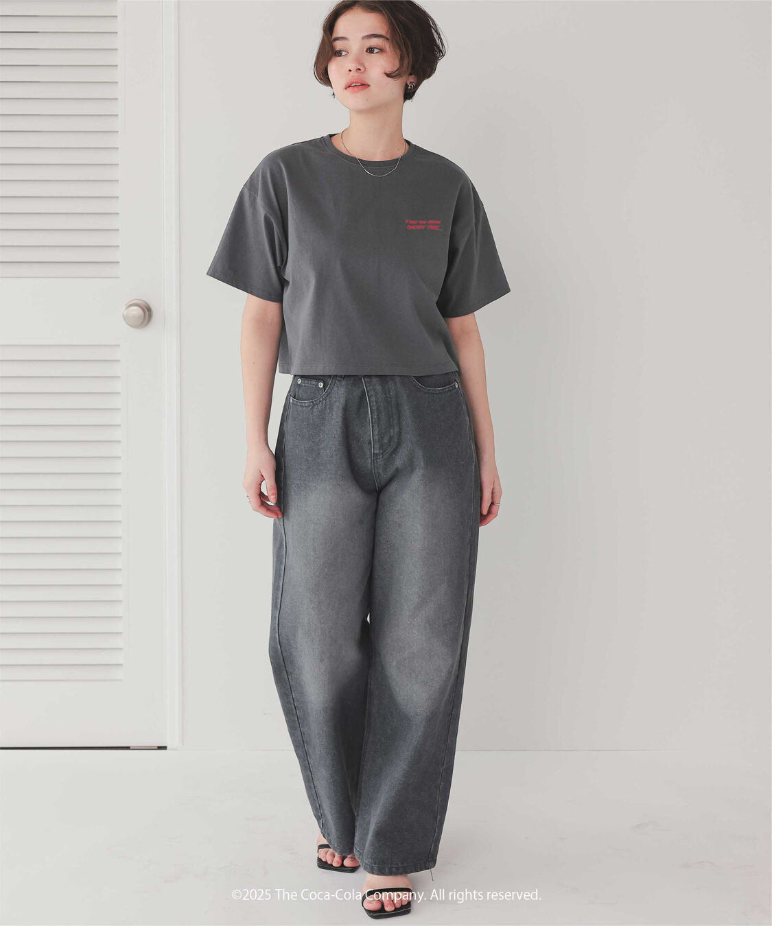 titivate「チェリーコーク クロップドTシャツ」|Tシャツ・カットソー|