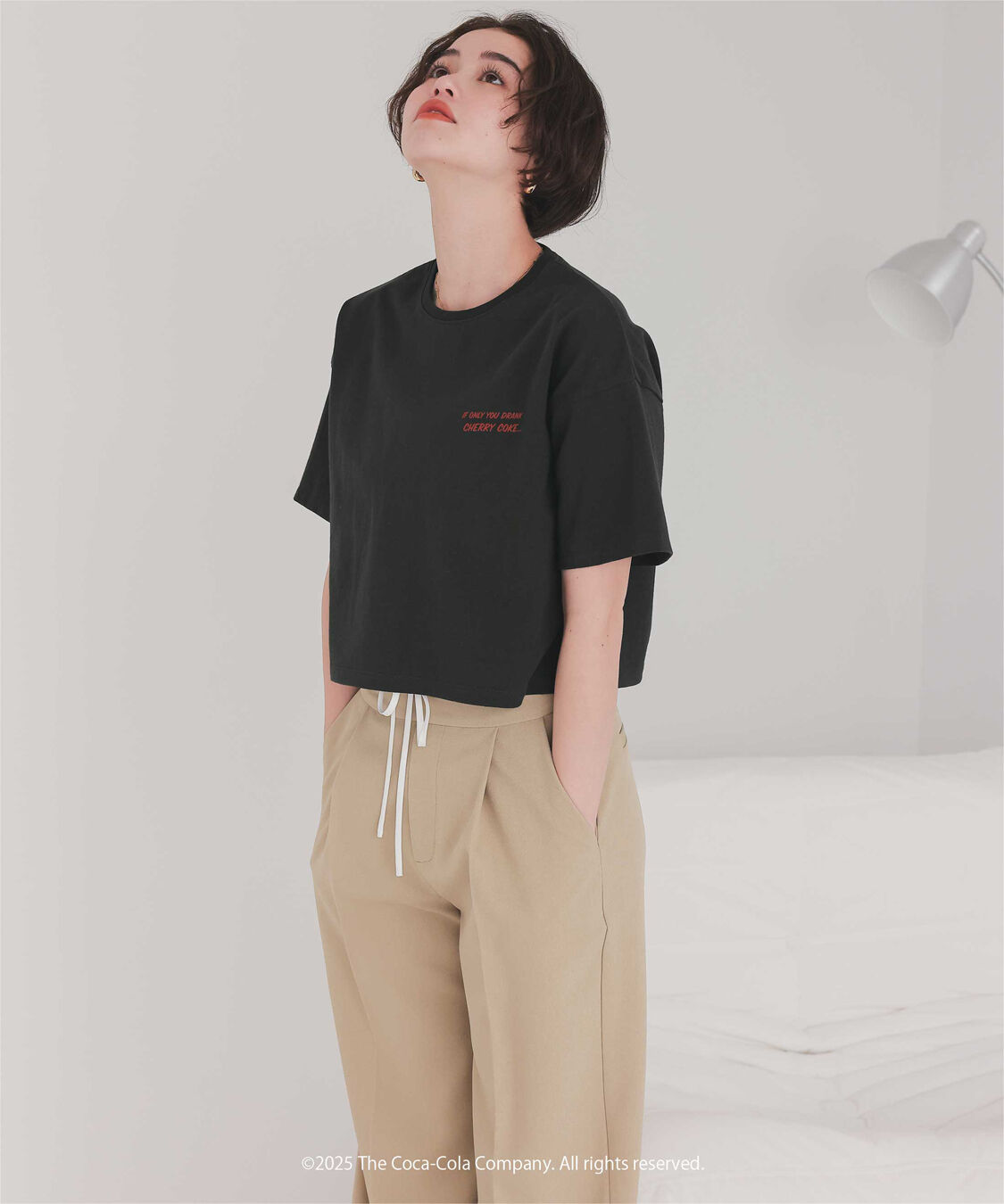 titivate「チェリーコーク クロップドTシャツ」|Tシャツ・カットソー|