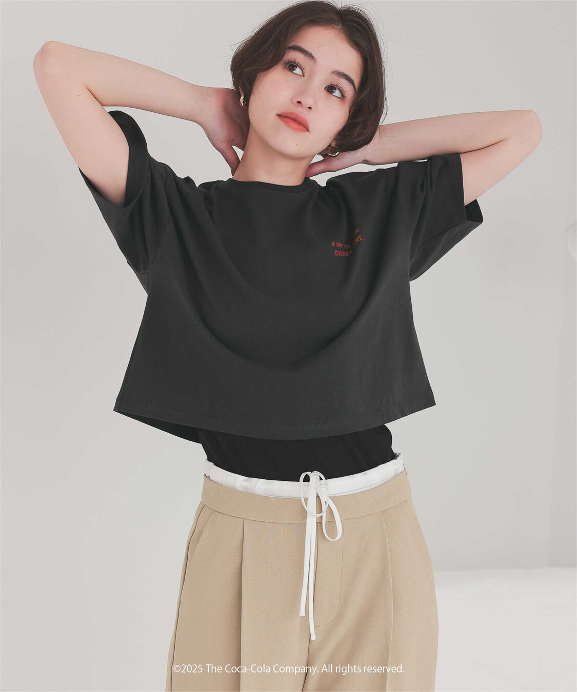 titivate「チェリーコーク クロップドTシャツ」|Tシャツ・カットソー|