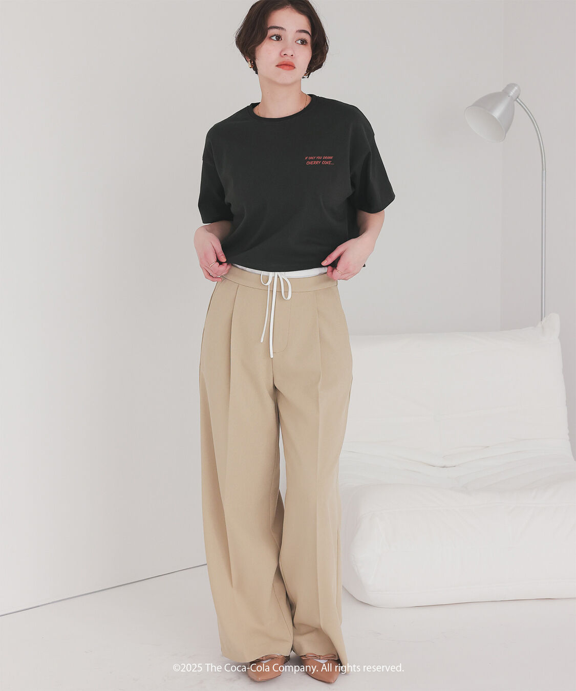 titivate「チェリーコーク クロップドTシャツ」|Tシャツ・カットソー|