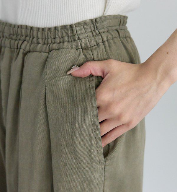  「テンセルコットンツータックパンツ」|その他|