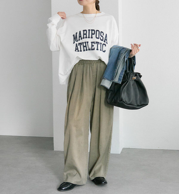  「テンセルコットンツータックパンツ」|その他|