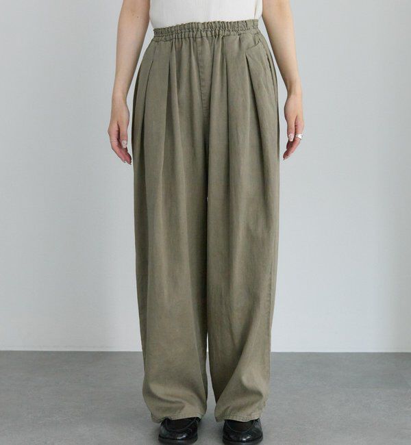  「テンセルコットンツータックパンツ」|その他|