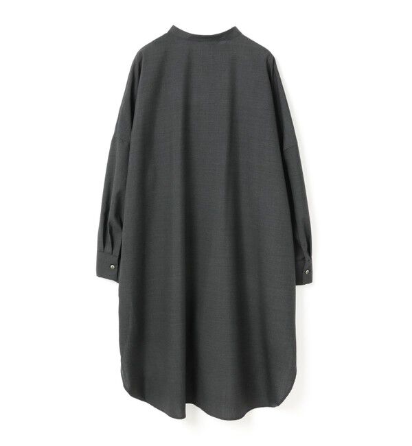 mizuiro ind「mizuiro ind T/Wスタンドカラーシャツチュニック」|シャツ・ブラウス|