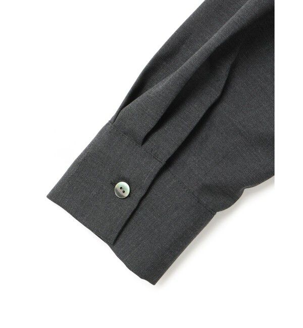 mizuiro ind「mizuiro ind T/Wスタンドカラーシャツチュニック」|シャツ・ブラウス|