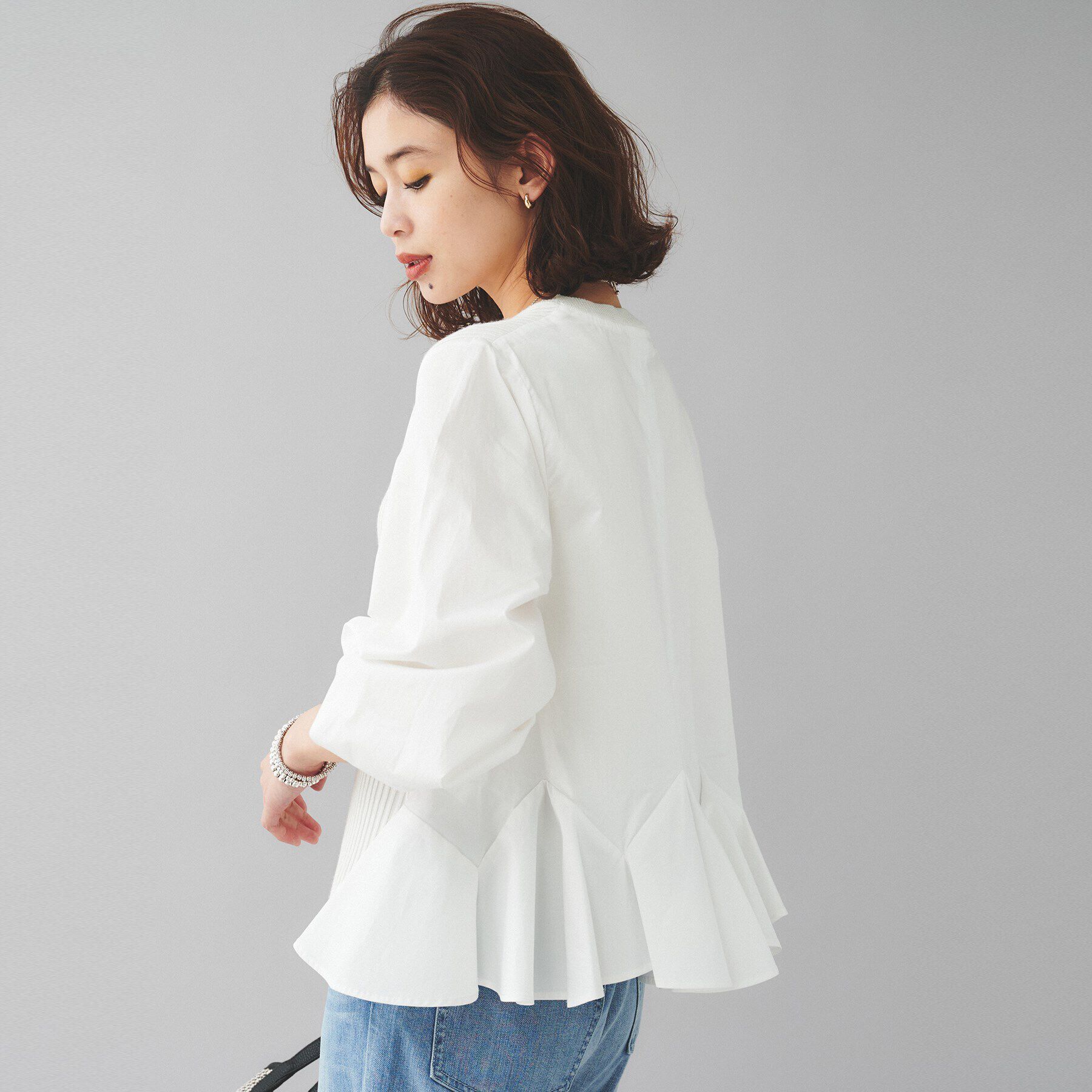 UNTITLED「【TORRAZZO DONNA】ラッフルパーツ　トップス」|Tシャツ・カットソー|