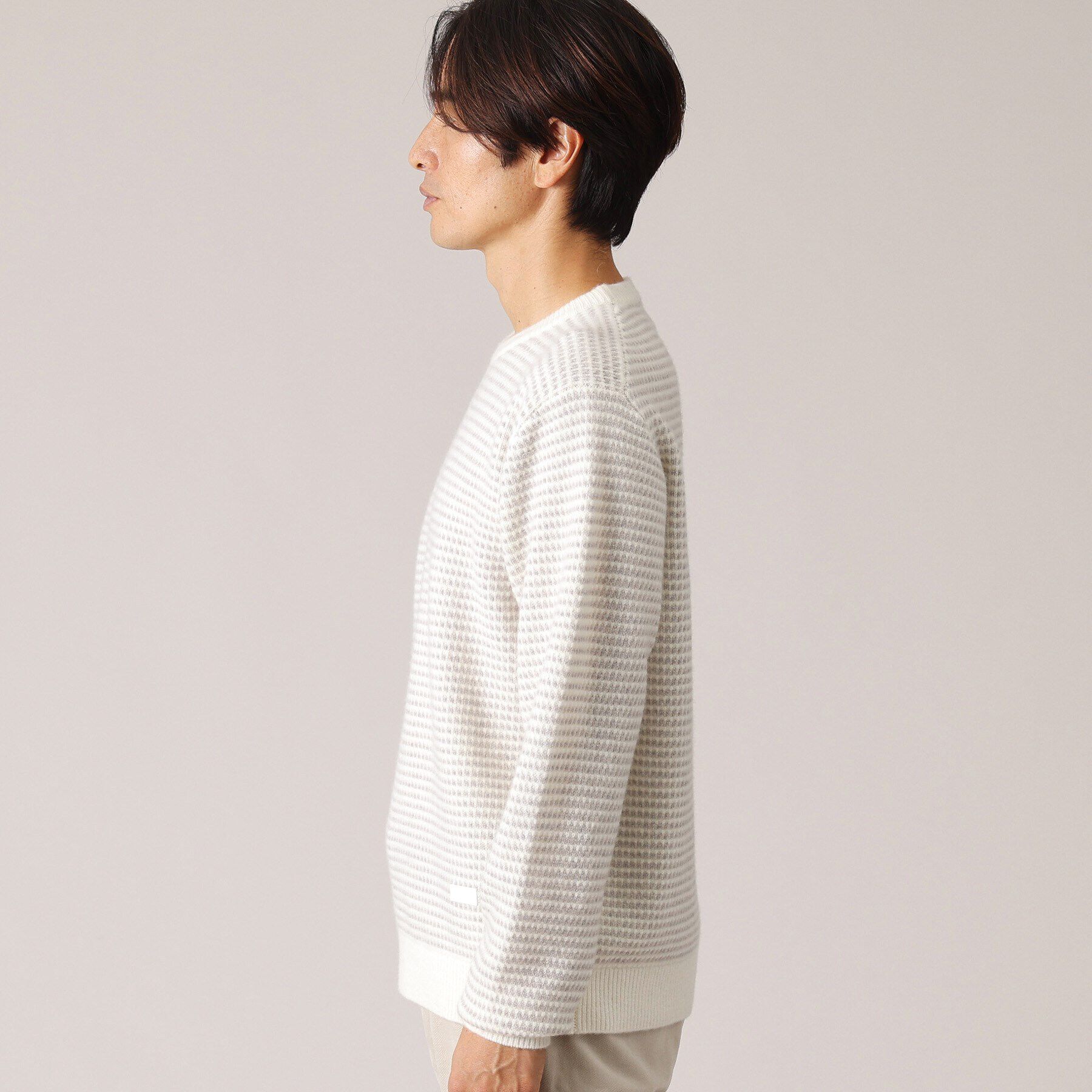 TAKEO KIKUCHI「ドットメランジ プルオーバー ニット」|ニット・セーター|