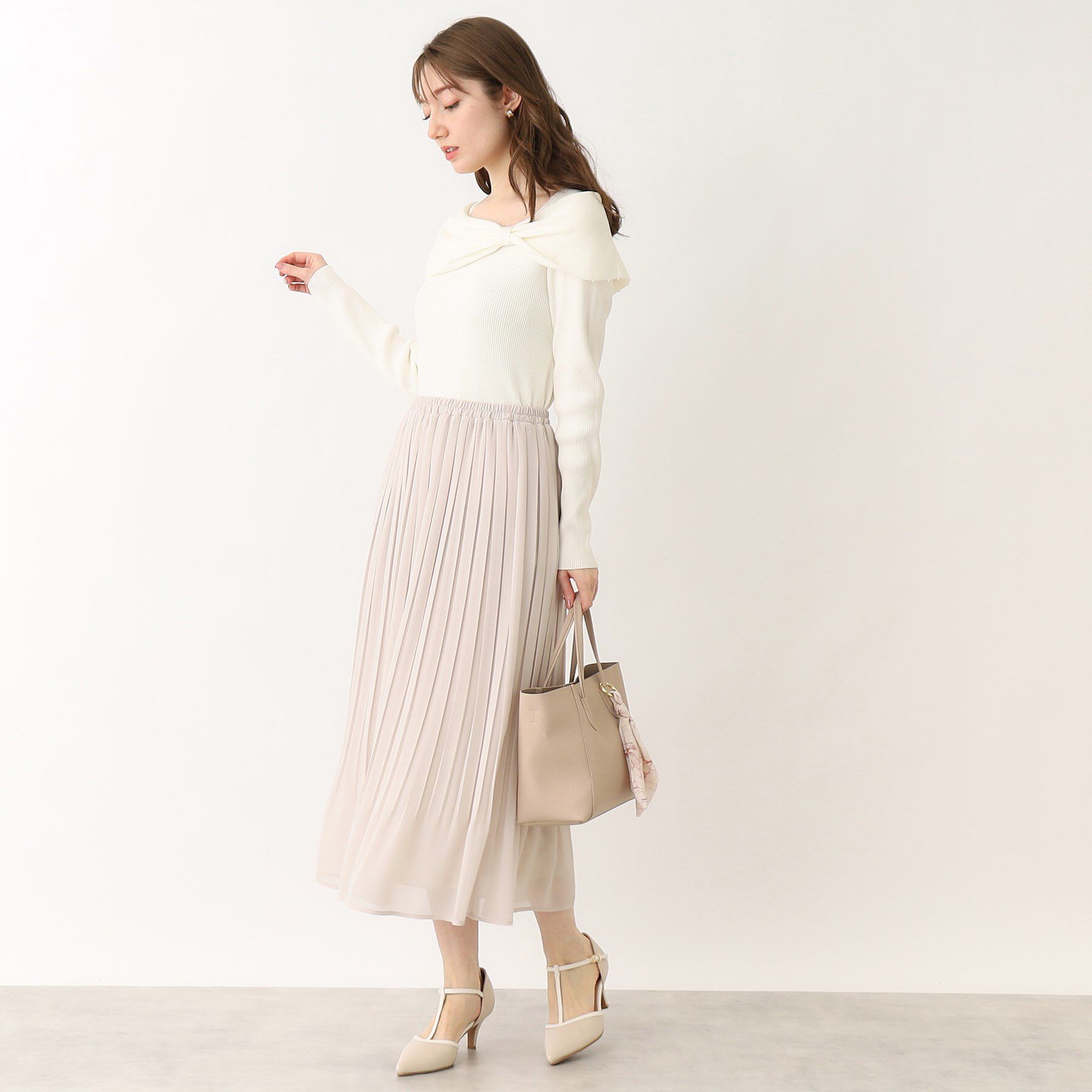index「《新色追加》着丈が選べる！プリーツフレアスカート【イージーケア／防シワ／洗濯機洗い可】」|スカート|