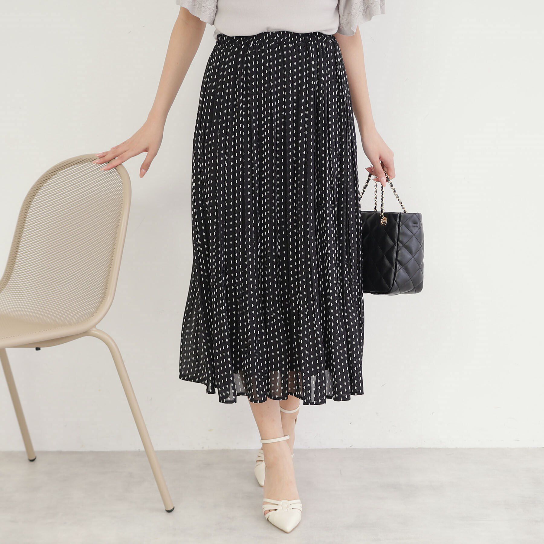 index「《新色追加》着丈が選べる！プリーツフレアスカート【イージーケア／防シワ／洗濯機洗い可】」|スカート|