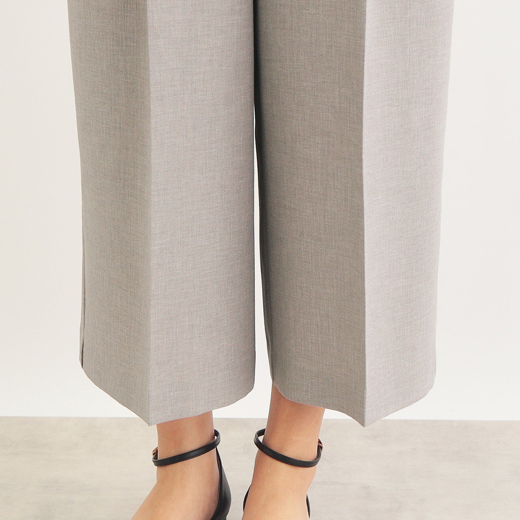 index「リネンタッチ ガウチョパンツ/セットアップ対応【防シワ/吸水速乾/イージーアイロン/洗濯機洗い可】」|その他|