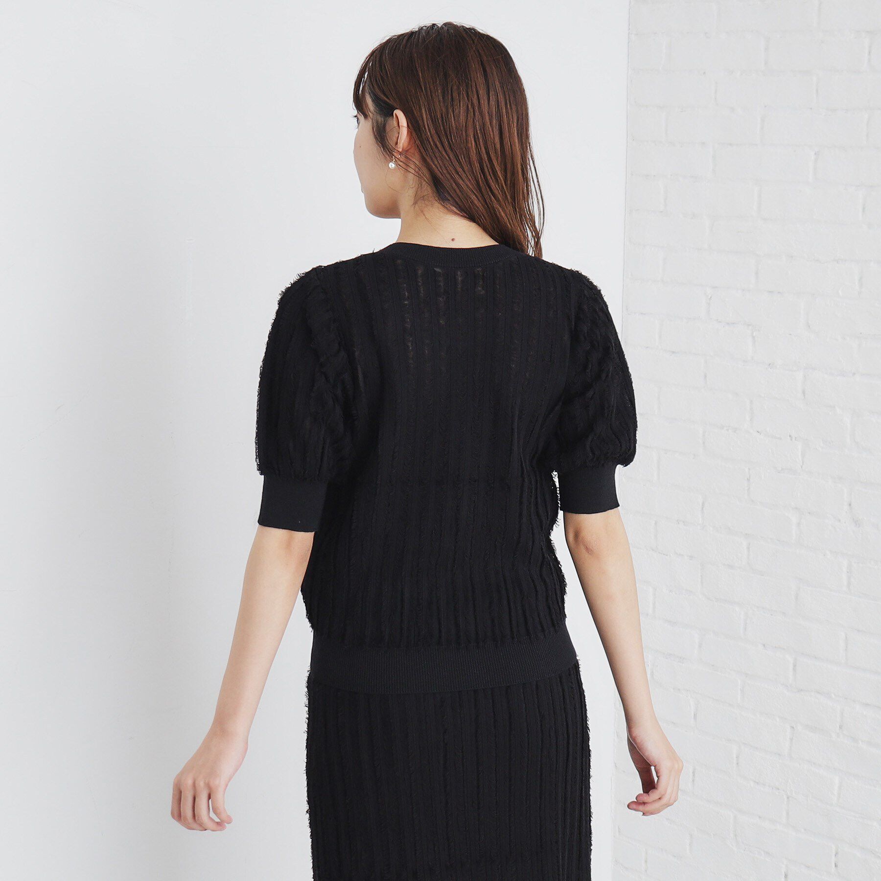 index「カットフリンジニットトップス/セットアップ対応【洗濯機洗い可】」|ニット・セーター|