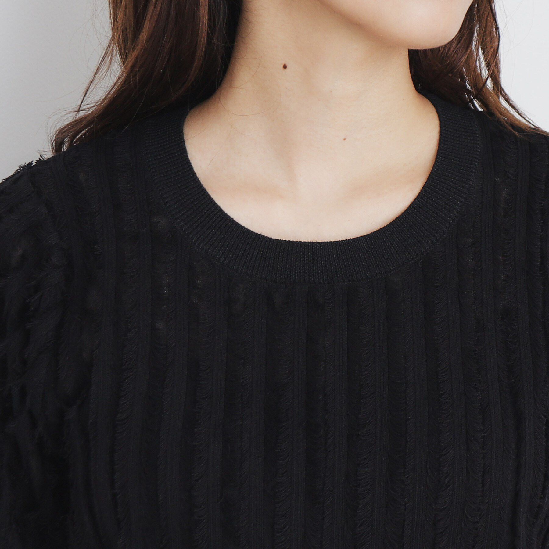 index「カットフリンジニットトップス/セットアップ対応【洗濯機洗い可】」|ニット・セーター|