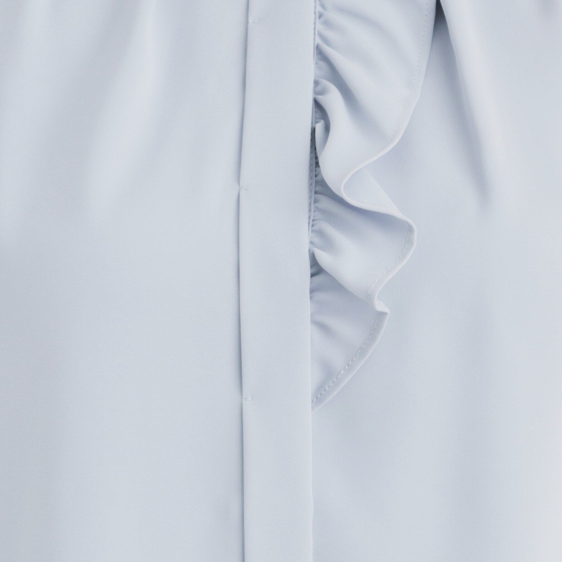 index「アシメフリルクルーネックブラウス【洗濯機洗い可/イージーアイロン/ストレッチ】」|シャツ・ブラウス|