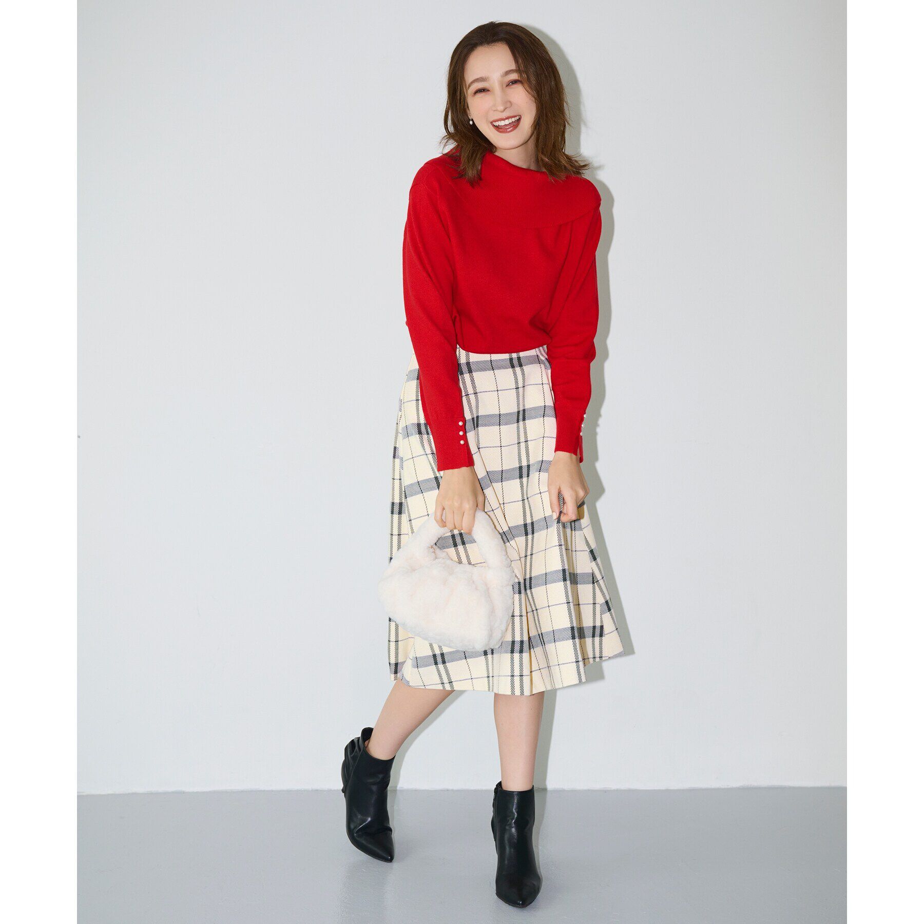 index「【2WAY】フェイクファーショルダーBAG」|ハンドバッグ|