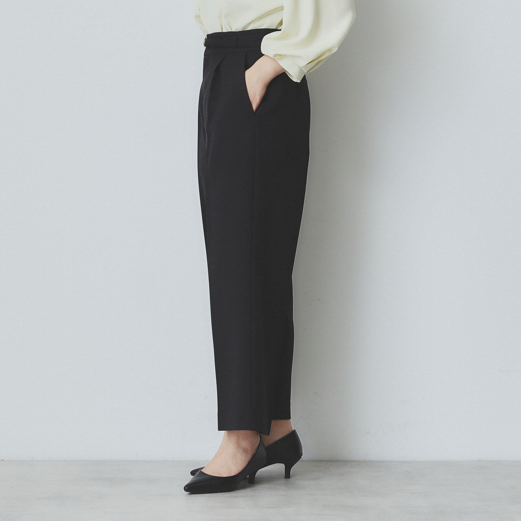 index「ソフトツイルタックワイドパンツ【洗濯機洗い可】」|その他|