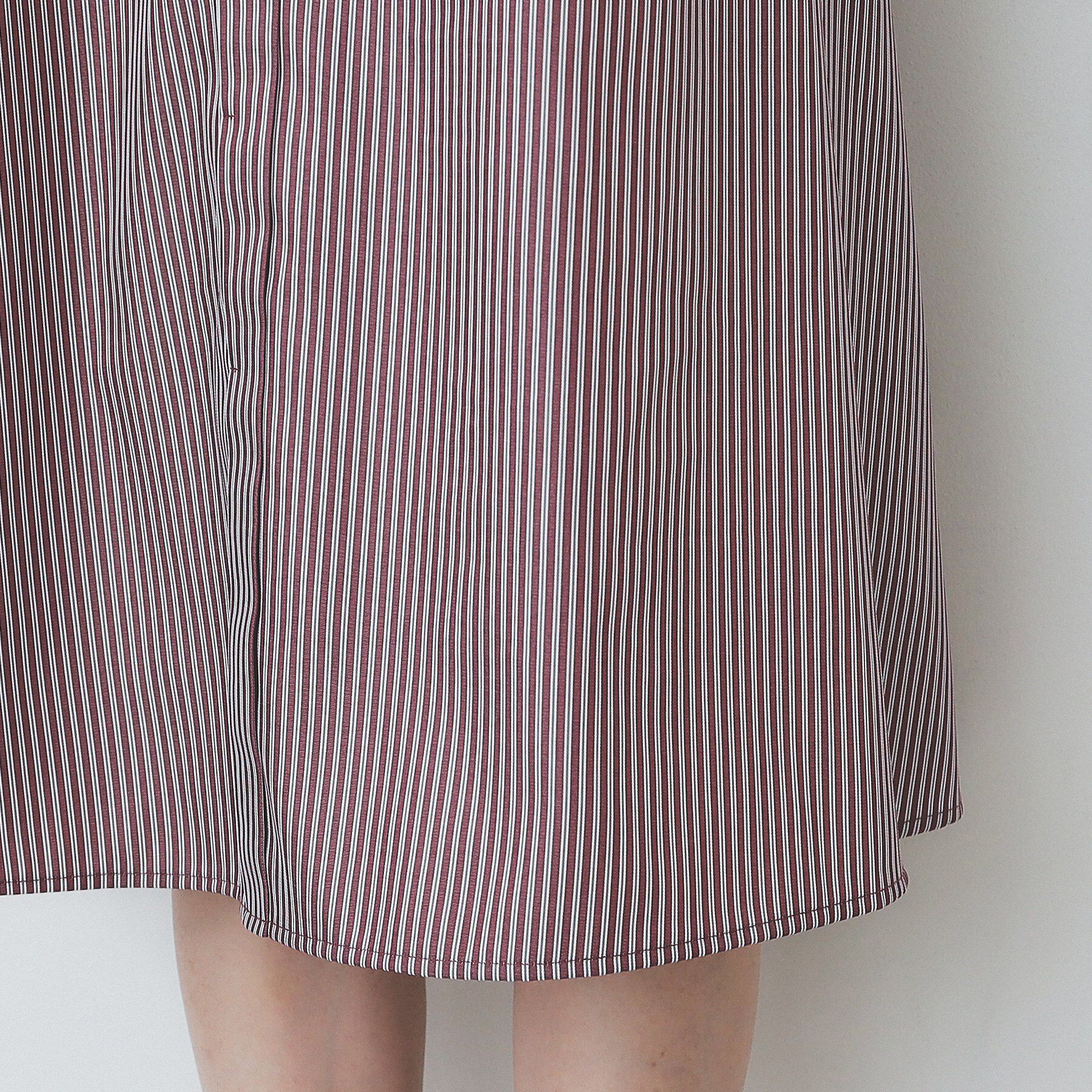 index「《XS-LLサイズ》マルチストライプシャツワンピース【洗濯機洗い可/イージーアイロン/防シワ】」|ワンピース|