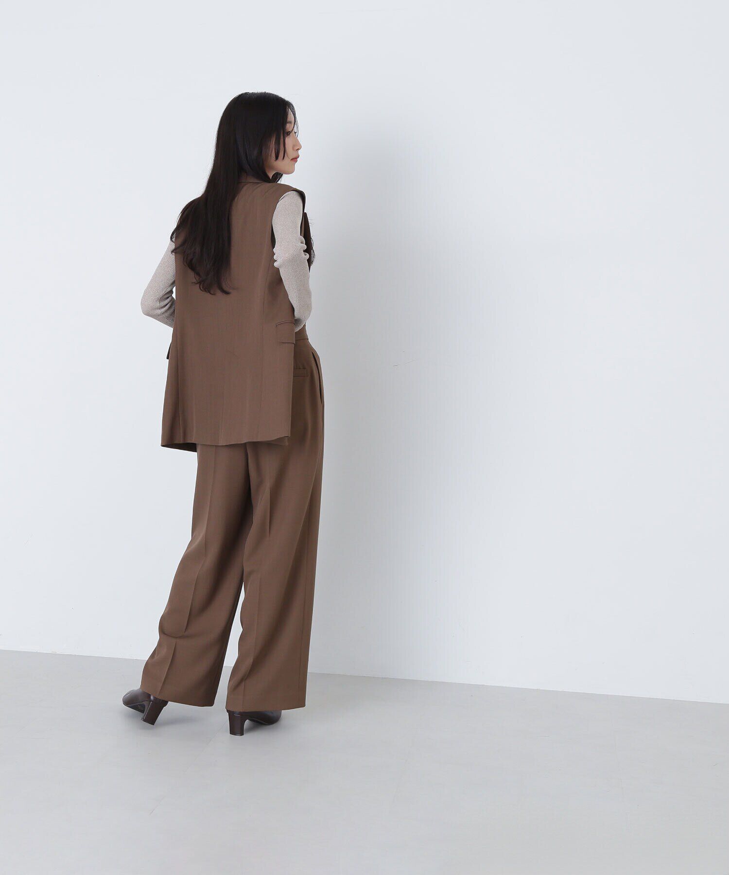  「＜クリアツイルセットアップシリーズ＞ベルテッドワイドパンツ」|その他|