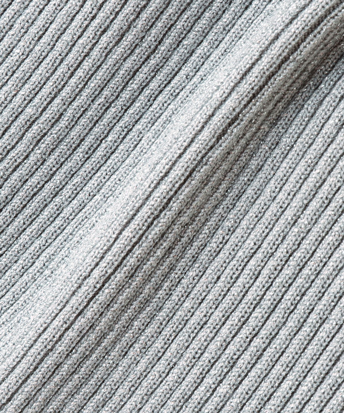  「ラメビスチェ＆ポロニットワンピース」|ワンピース|