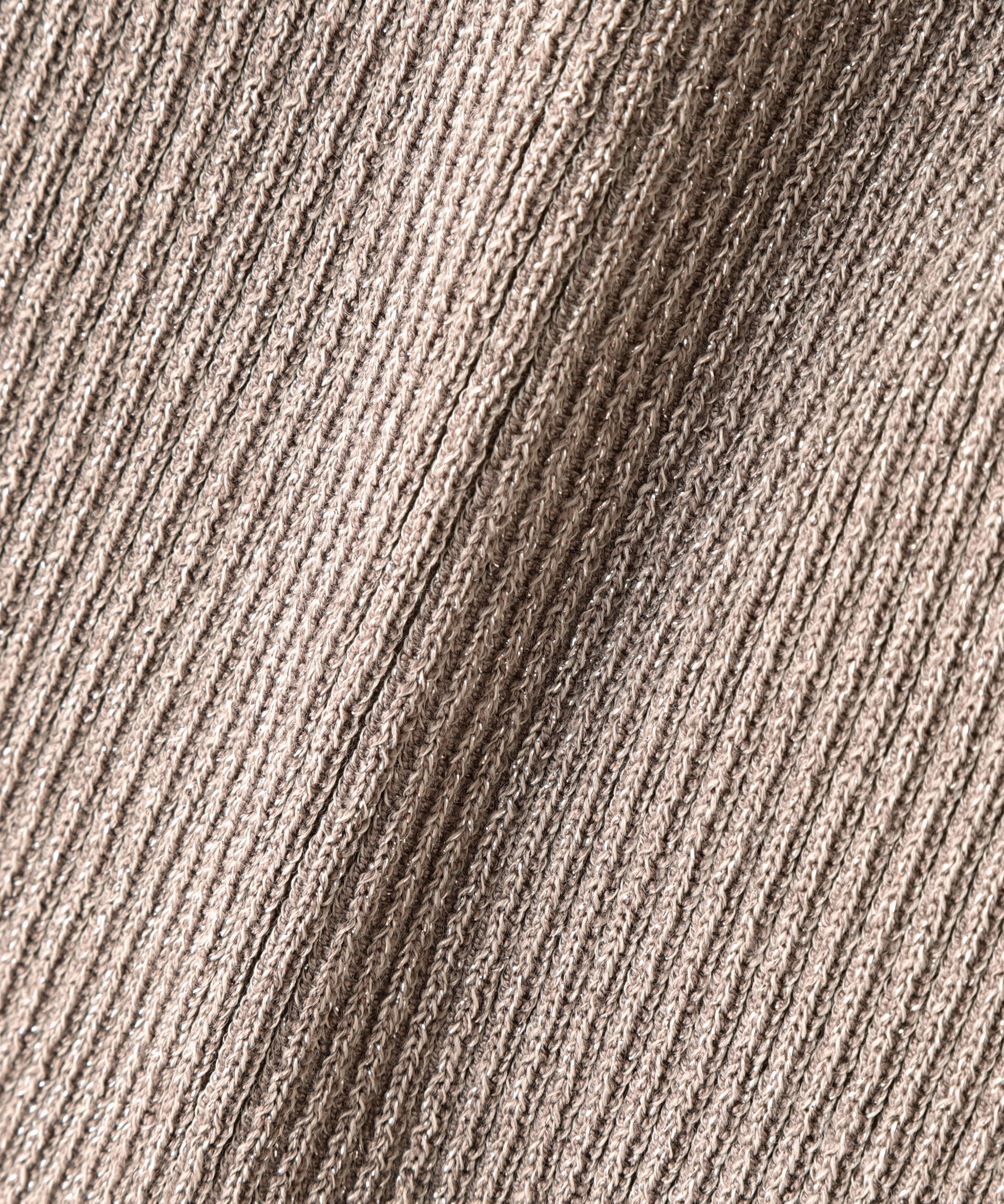  「ラメビスチェ＆ポロニットワンピース」|ワンピース|