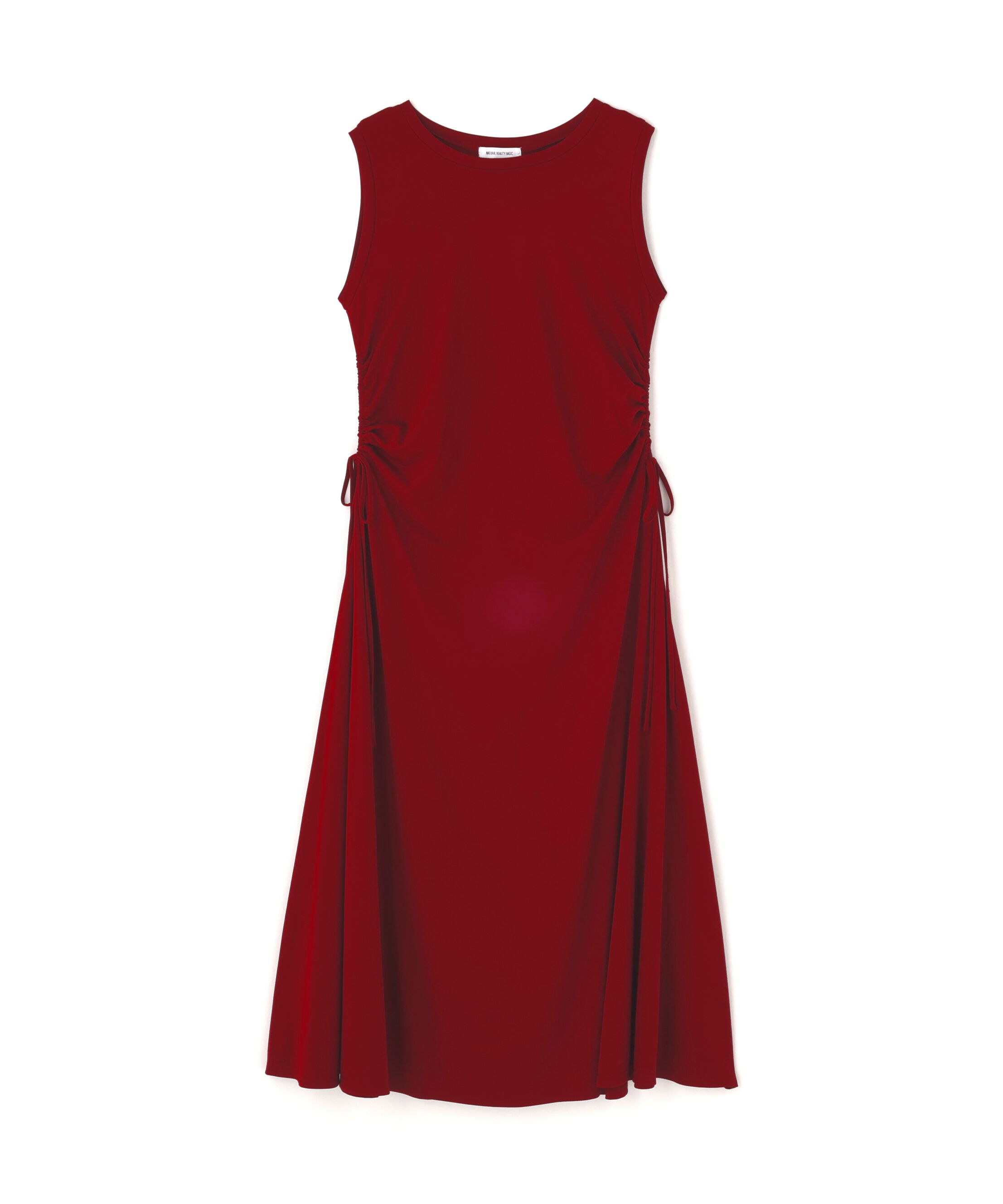  「サイドギャザーカットソーワンピース」|ワンピース|