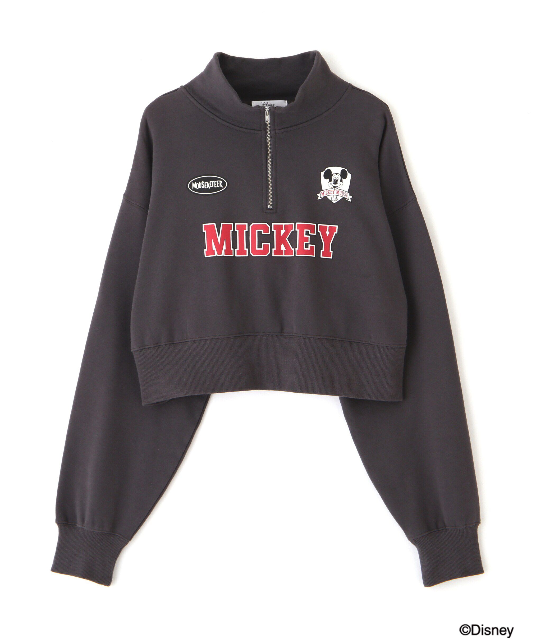  「〈ディズニーコレクション〉ハーフジップスウェット」|Tシャツ・カットソー|