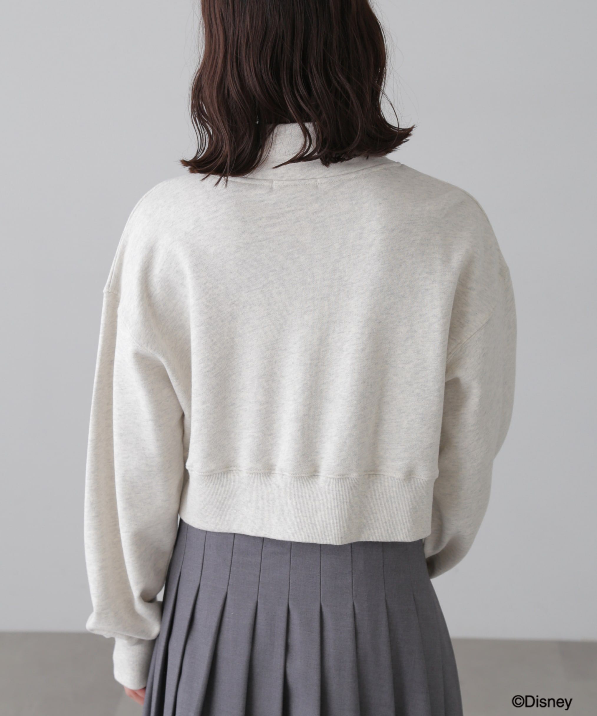  「〈ディズニーコレクション〉ハーフジップスウェット」|Tシャツ・カットソー|