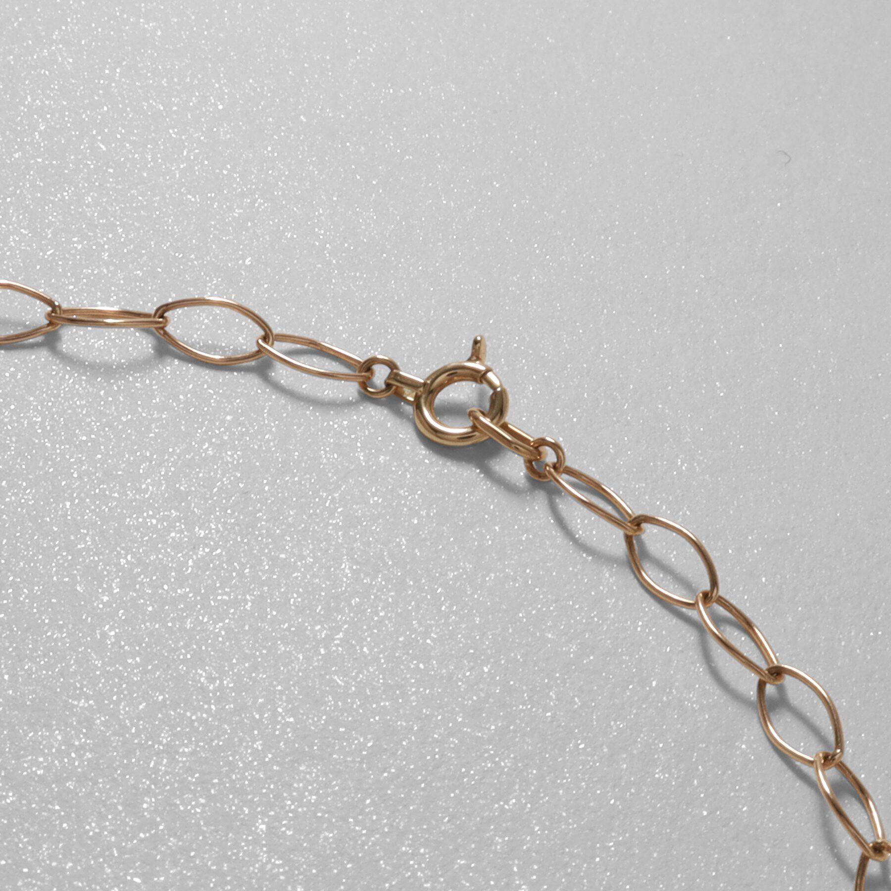 COCOSHNIK「K10中空オーバル ネックレス」|ネックレス|