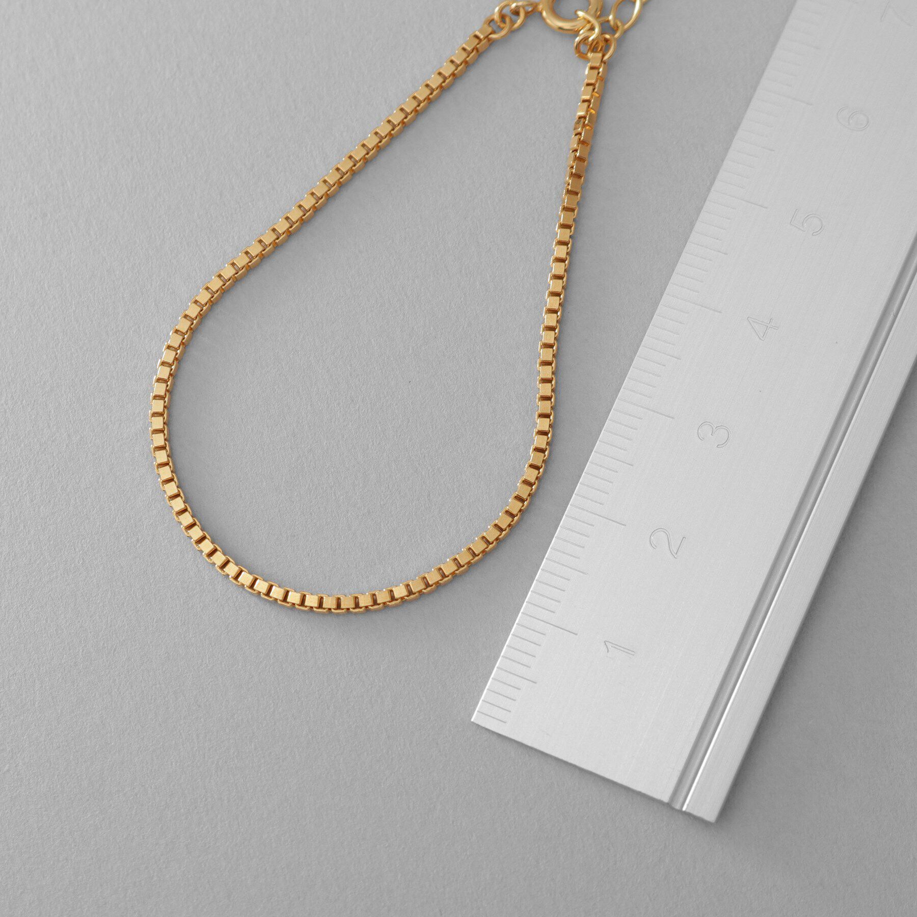 COCOSHNIK ONKITSCH「シルバー デザインチェーン ベネチアンブレスレットＳ GP」|ブレスレット・バングル|