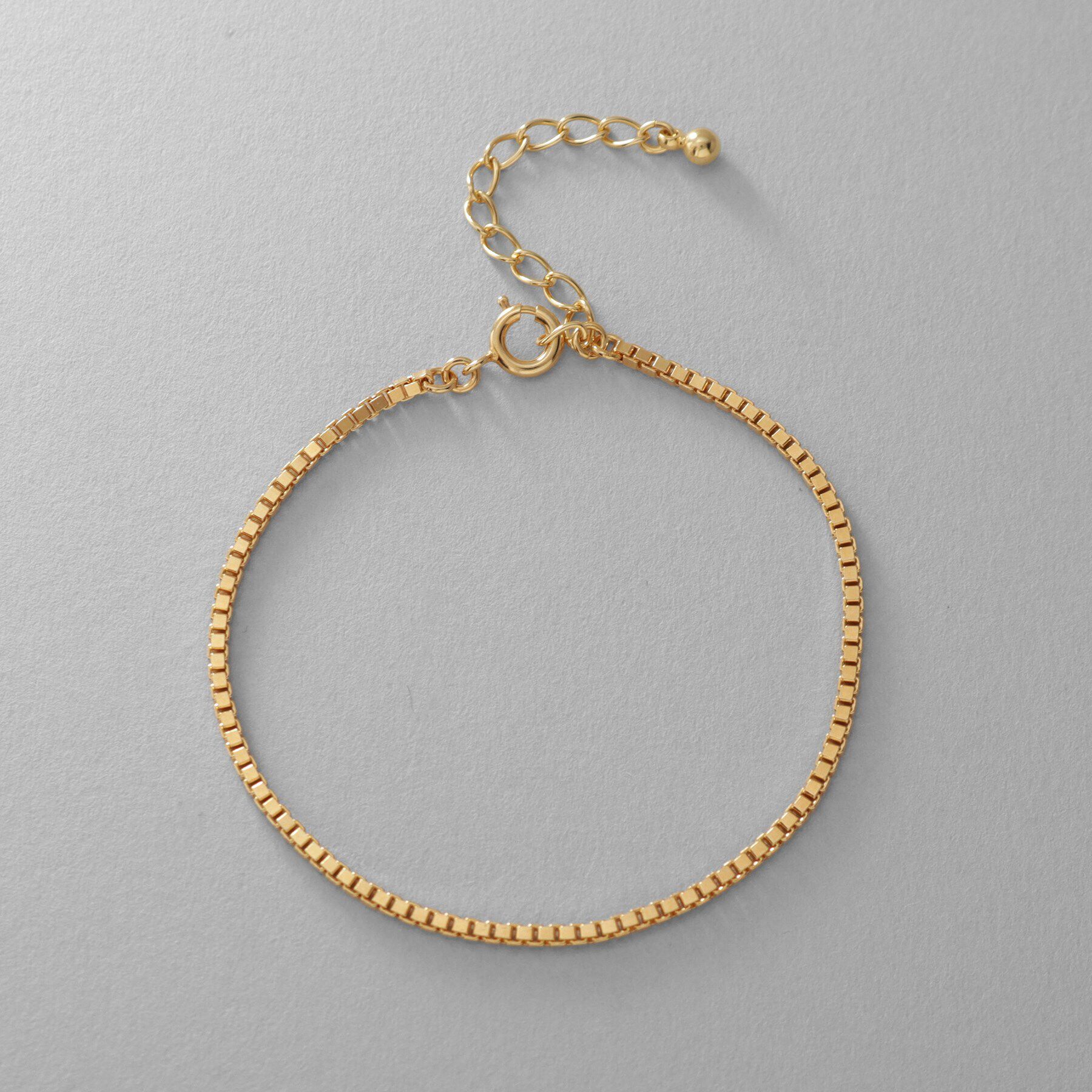 COCOSHNIK ONKITSCH「シルバー デザインチェーン ベネチアンブレスレットＳ GP」|ブレスレット・バングル|