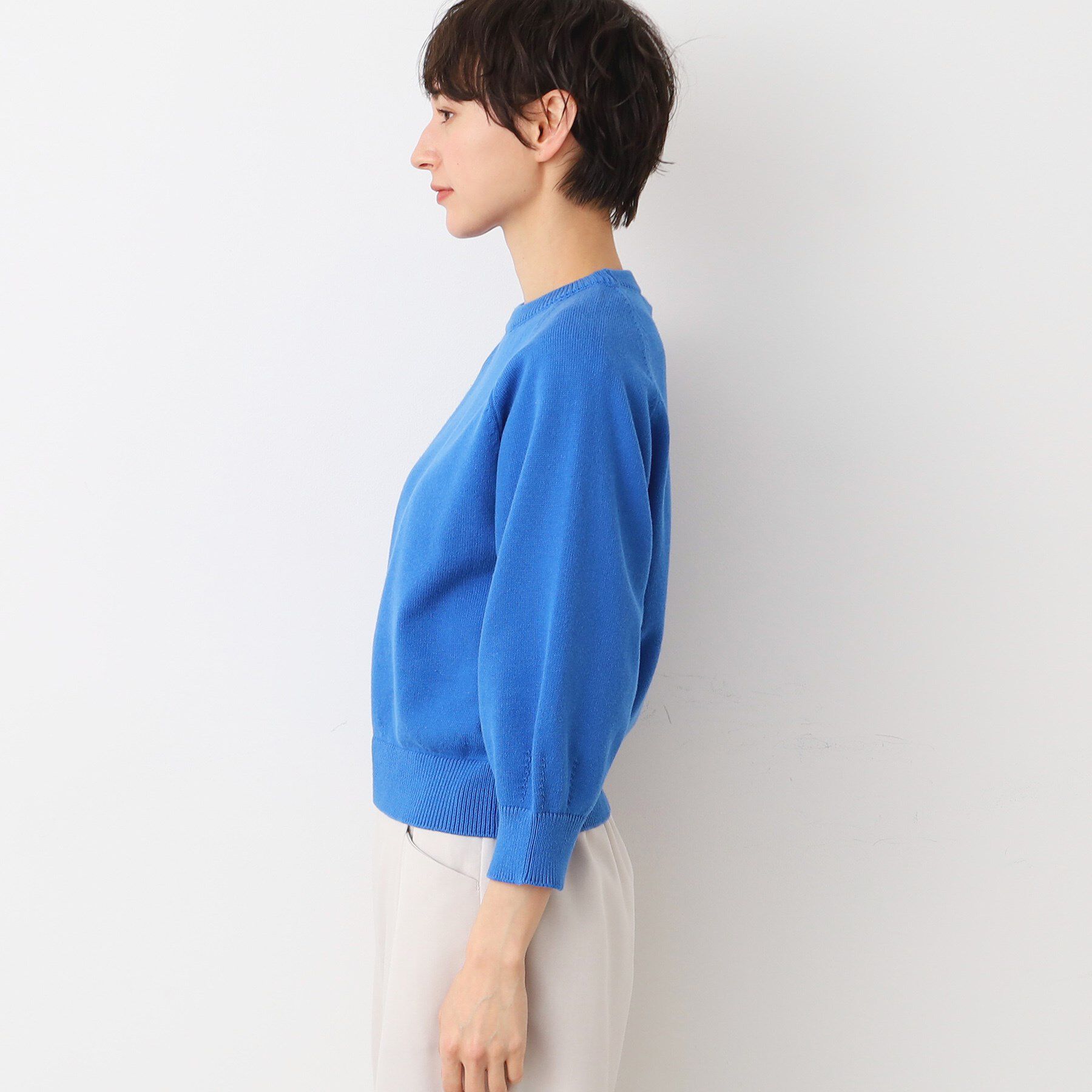 Dessin「【洗える・4サイズ展開】バルーンスリーブニット（XS～L）」|ニット・セーター|