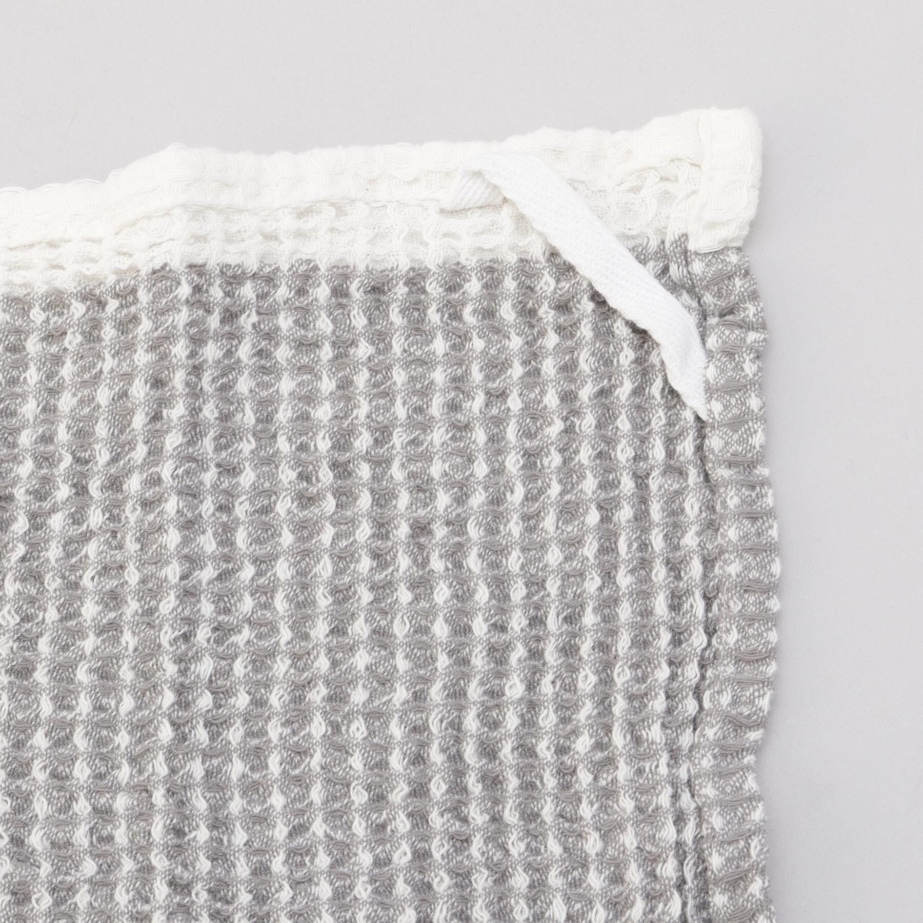 212 KITCHEN STORE「ワッフルカラーラインキッチンクロス GY」|食器・キッチングッズ|