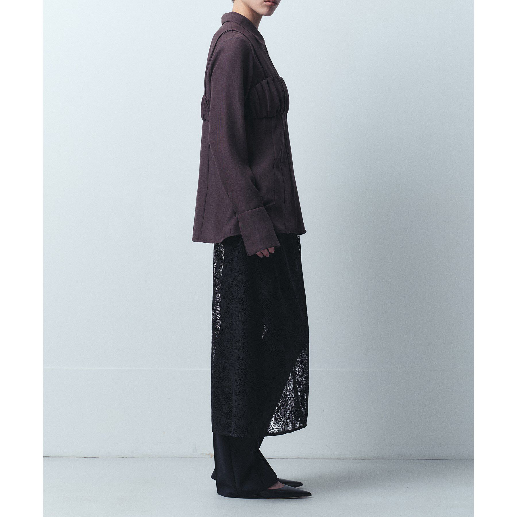 CODE A「wool blend viyella slim fit shirts」|シャツ・ブラウス|