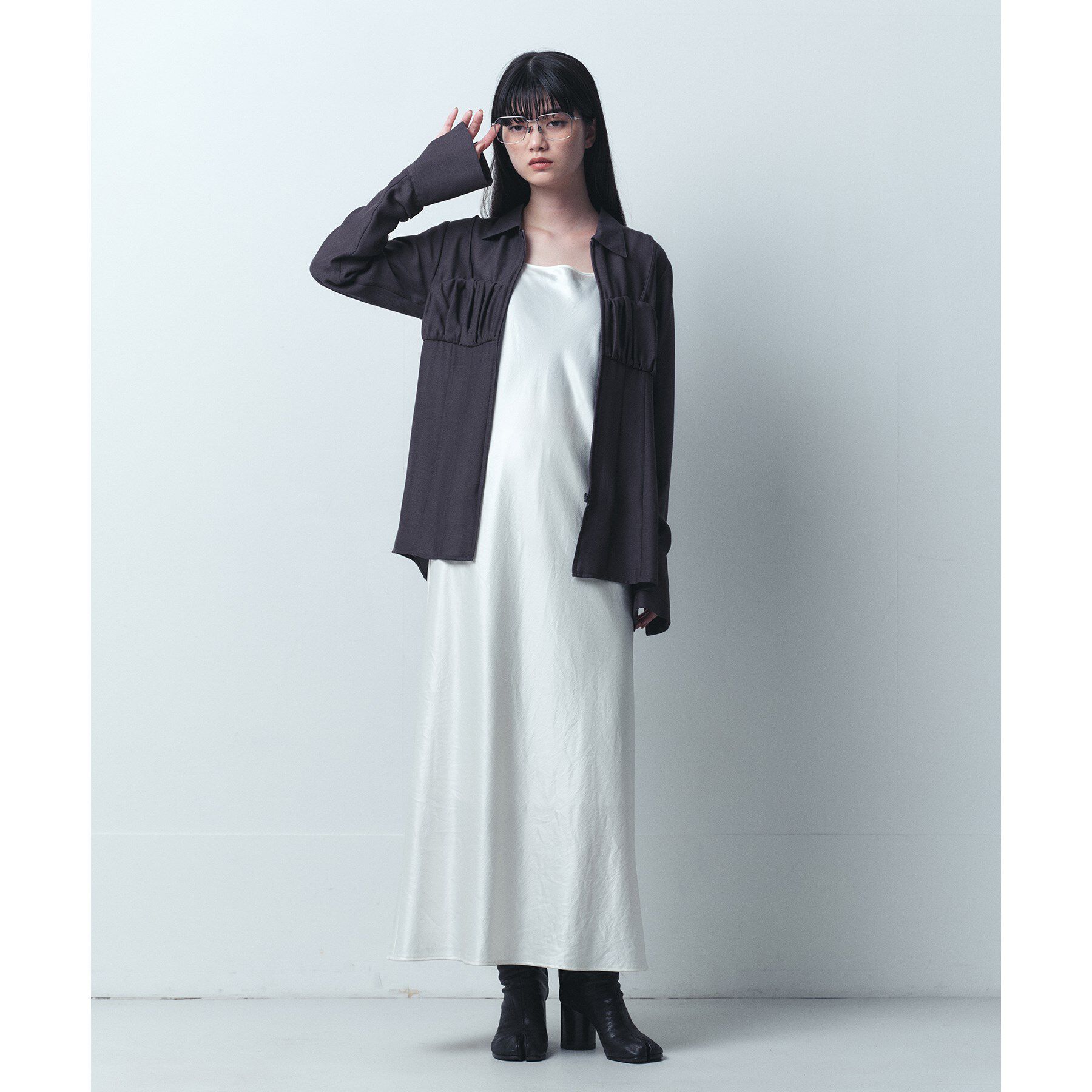 CODE A「wool blend viyella slim fit shirts」|シャツ・ブラウス|