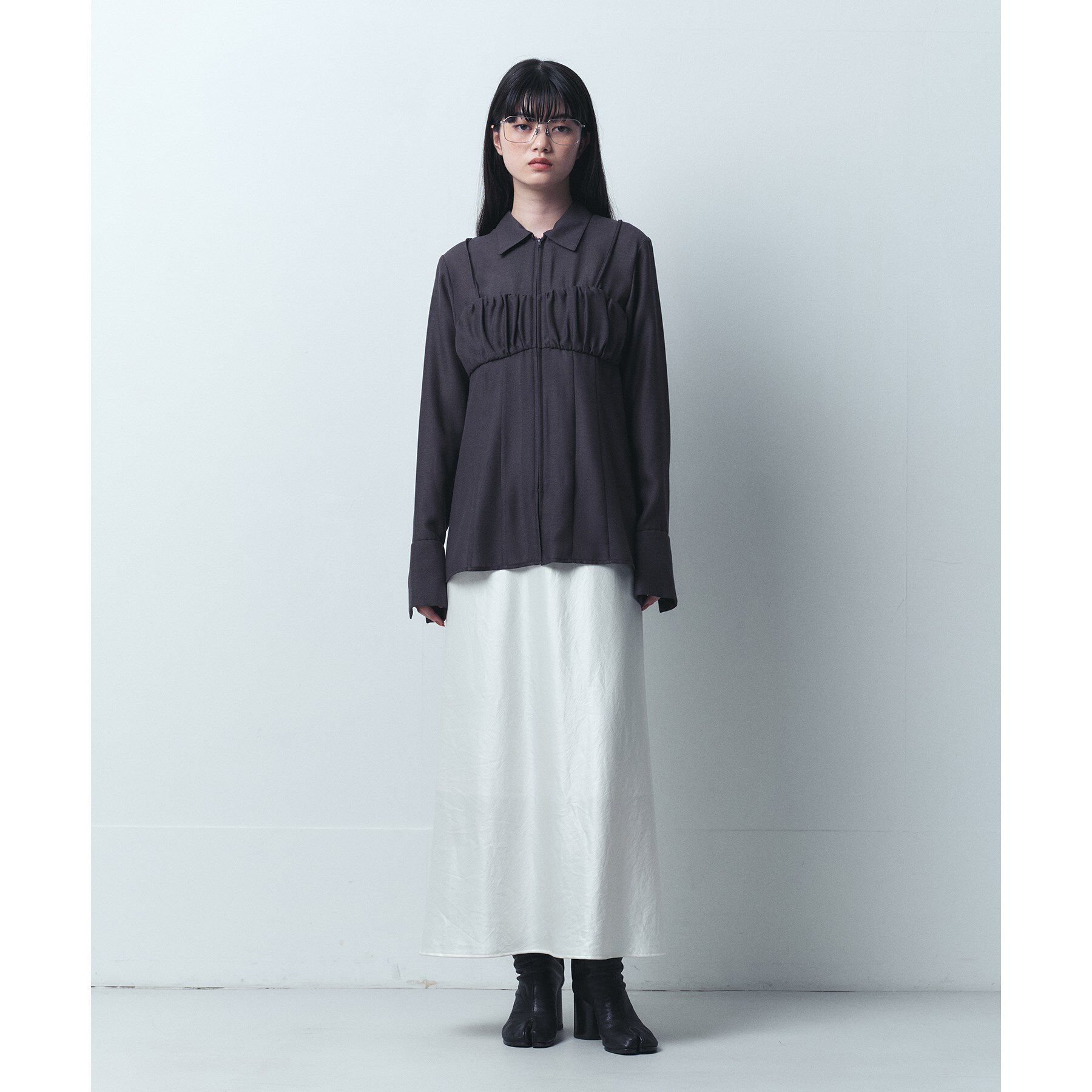 CODE A「wool blend viyella slim fit shirts」|シャツ・ブラウス|