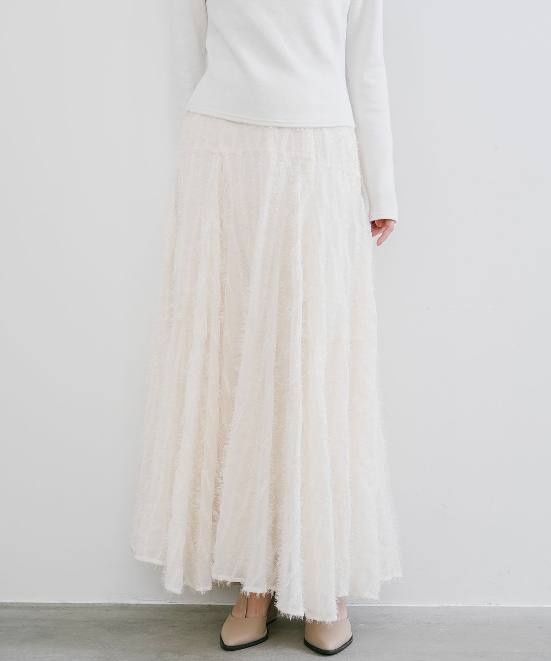ウェーブフラッフィーフレアスカート（COCO DEAL）｜ルミネの
