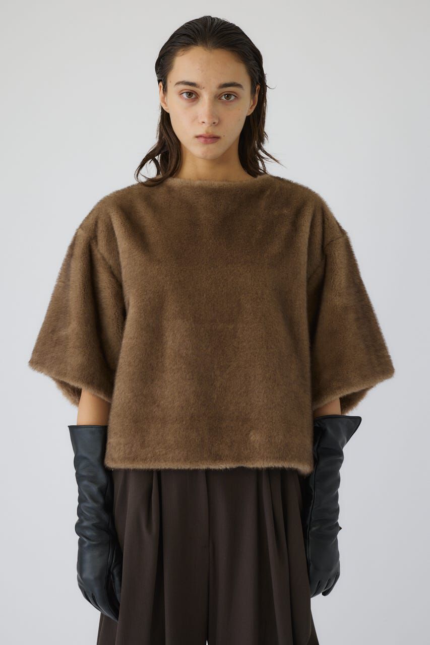 RIM.ARK 「Square fur tops」|Tシャツ・カットソー|