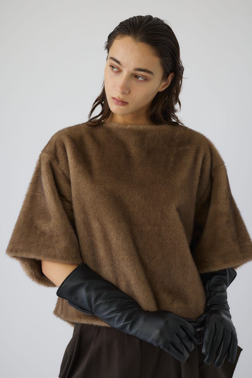 RIM.ARK 「Square fur tops」|Tシャツ・カットソー|