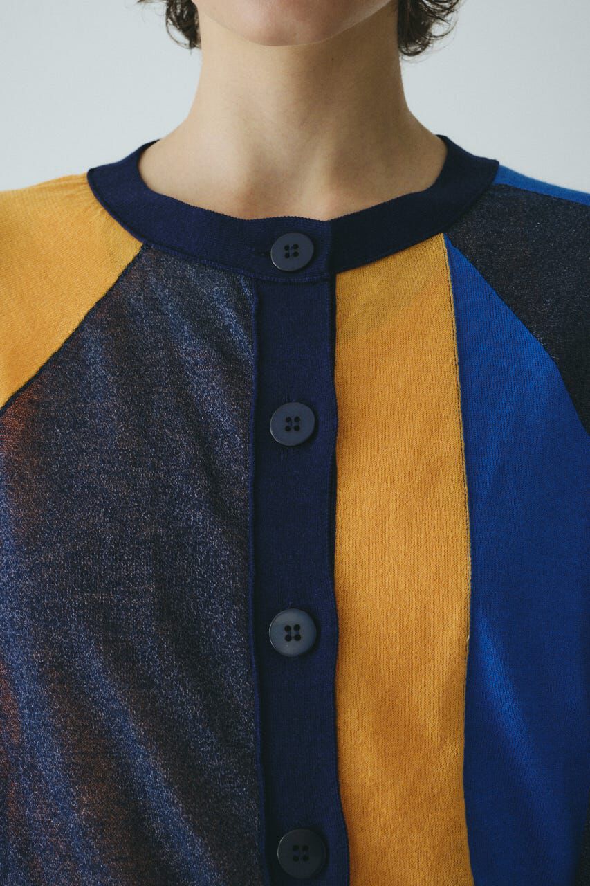 HeRIN.CYE「Sukashi round cardigan」|カーディガン|