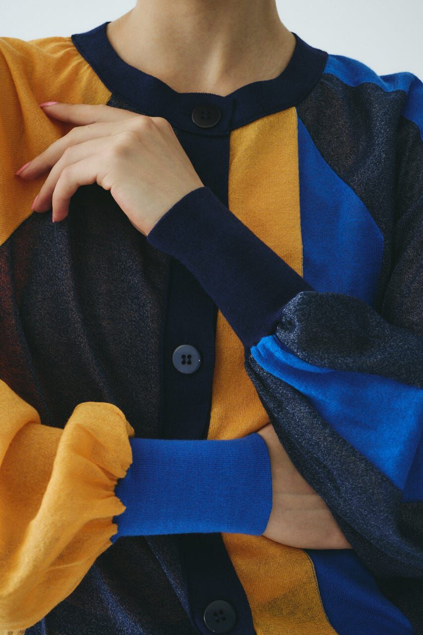 HeRIN.CYE「Sukashi round cardigan」|カーディガン|