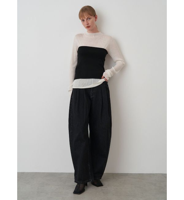 ELENDEEK「BUSTIER SET RIB KT」|ニット・セーター|オフホワイト