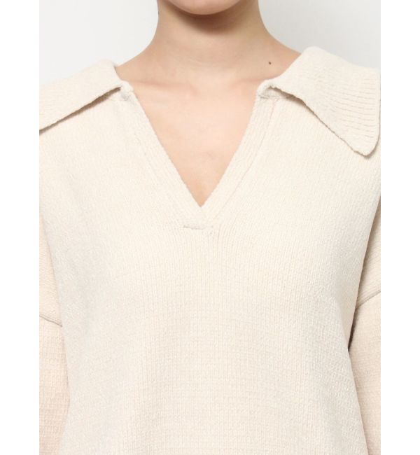 RESEXXY「スキッパールーズニットトップス」|ニット・セーター|