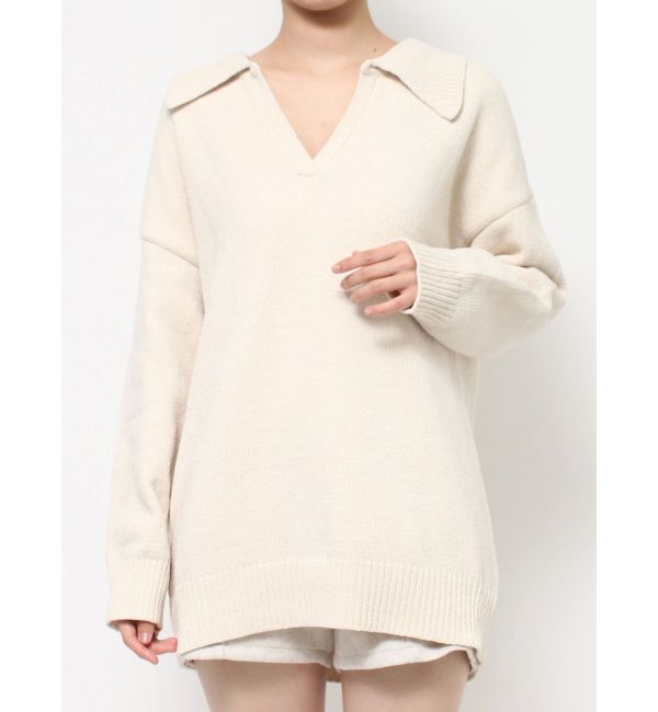 RESEXXY「スキッパールーズニットトップス」|ニット・セーター|