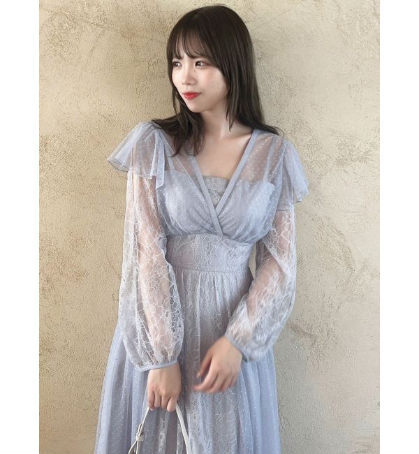 dazzlin「MIXレースドレス」|ドレス|