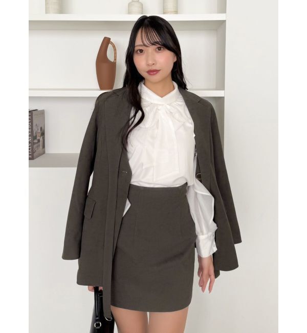 dazzlin「フリルリボン2WAY長袖ブラウス」|シャツ・ブラウス|