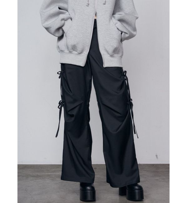 EMODA「サイドハンドリボンルーズパンツ」|その他|