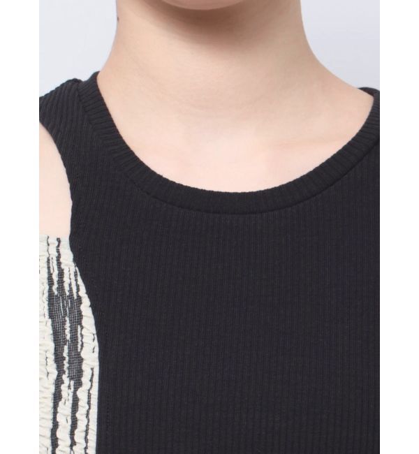 MURUA「ドッキングカットアウトトップス」|Tシャツ・カットソー|